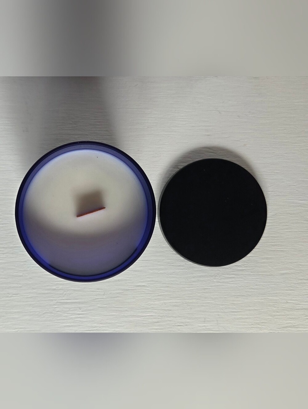 STORM Scentsatioal Wooden Wick Rare Blue Fragrant Candle - Picture 4 of 6